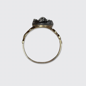 Georgian Rose-Cut Diamond Cluster Ring
