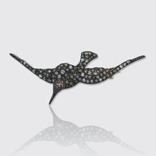 Load image into Gallery viewer, 19th Century Rose-Cut Diamond Bird Brooch