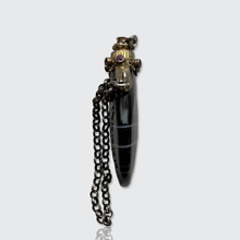 Load image into Gallery viewer, 19th Century Viennese Banded Agate &amp; Silver Perfume Flask