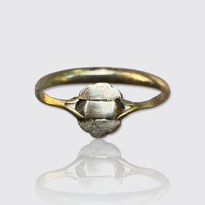 Victorian Rose-Cut Diamond Flower Ring