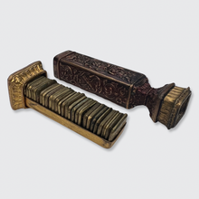 Load image into Gallery viewer, Victorian Two Tone Wax Seal Travel Case
