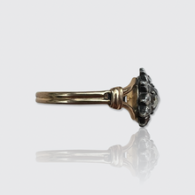Load image into Gallery viewer, Georgian Rose-Cut Diamond Flower Ring