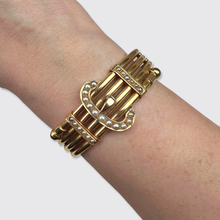Load image into Gallery viewer, Victorian Crossover Buckle Bracelet