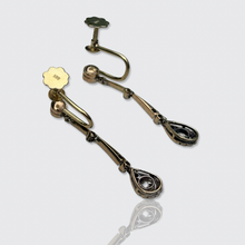 Load image into Gallery viewer, Art Deco Diamond Drop Earrings with Screw Fittings