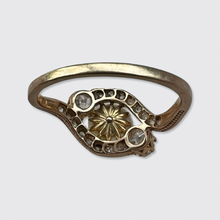 Load image into Gallery viewer, Belle Epoque Pearl &amp; Diamond Crossover Ring