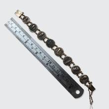 Load image into Gallery viewer, Vintage Rose Gold Antique Coin Bracelet