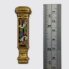 Load image into Gallery viewer, 19th Century Enameled Wax Seals Etui with Fourteen Double-Sided Seals