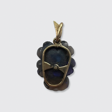 Load image into Gallery viewer, Victorian Opal &amp; Diamond Pansy Pendant