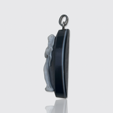 Load image into Gallery viewer, 19th Century Onyx &amp; Diamond Hunting Cupid Cameo Pendant