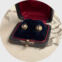 Load image into Gallery viewer, Victorian Rose-Cut Diamond Stud Earrings