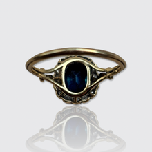 Load image into Gallery viewer, Belle Epoque Sapphire &amp; Diamond Cluster Ring