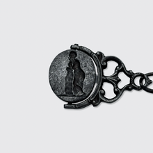 Load image into Gallery viewer, 18th Century Iron Watch Chain Bracelet with Swivel Fob