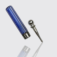 Load image into Gallery viewer, Antique French Blue Glass Perfume Bottle