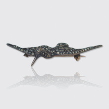 Load image into Gallery viewer, 19th Century Rose-Cut Diamond Bird Brooch