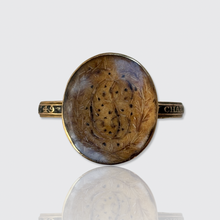 Load image into Gallery viewer, Georgian Hairwork Mourning Ring, 1771