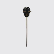 Load image into Gallery viewer, Antique Wooden Fetching Dog Stickpin