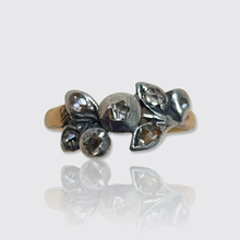 Load image into Gallery viewer, 19th Century Rose-Cut Diamond Floral Branch Ring