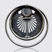 Load image into Gallery viewer, Antique Silver Money Clip, Compass and Sundial, Mappin &amp; Webb Paris