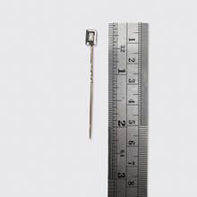 Load image into Gallery viewer, Art Deco Baguette-Cut Diamond Stickpin