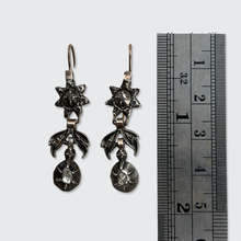 Load image into Gallery viewer, Victorian Rose-Cut Diamond Drop Earrings