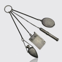 Load image into Gallery viewer, Victorian Silver Chatelaine with Accessories