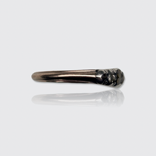 Load image into Gallery viewer, Georgian Eight Stone Rose-Cut Diamond Half Hoop Ring