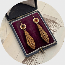 Load image into Gallery viewer, Victorian Cannetille Day to Night 'Marriage' Earrings