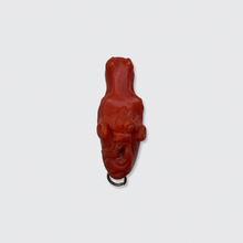 Load image into Gallery viewer, Carved Coral Horse Head Pendant