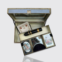 Load image into Gallery viewer, Georgian Mirrored Sewing Kit Box