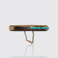 Load image into Gallery viewer, Victorian 18k Gold Turquoise Bracelet