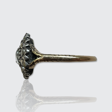 Load image into Gallery viewer, Rose-Cut Diamond Halo Ring