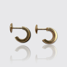 Load image into Gallery viewer, Vintage Lapis Lazuli Earrings with Removable Gold Setting