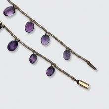 Load image into Gallery viewer, Edwardian Amethyst &amp; Pearl Fringe Necklace