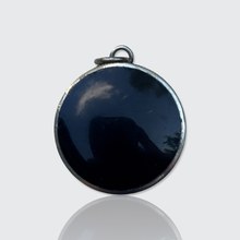 Load image into Gallery viewer, Antique Silver Enameled Box Pendant by Jules Auguste Peroulx