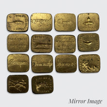 Load image into Gallery viewer, 19th Century Enameled Wax Seals Etui with Fourteen Double-Sided Seals