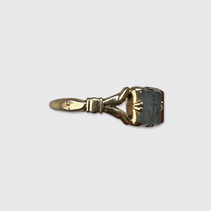 Georgian Hardstone 'Hope, Love & Faith' Ring