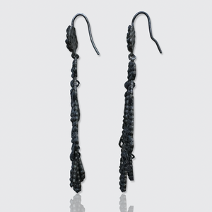 18th Century Cut Steel Drop Earrings