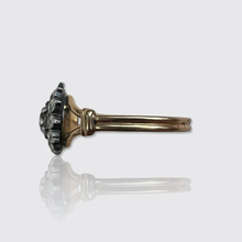 Load image into Gallery viewer, Georgian Rose-Cut Diamond Flower Ring