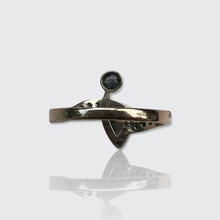 Load image into Gallery viewer, Art Deco Diamond Swirl Ring