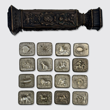 Load image into Gallery viewer, 19th Century Large Wax Seal Etui with Sixteen Double-Sided Seals
