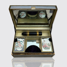 Load image into Gallery viewer, Georgian Mirrored Sewing Kit Box