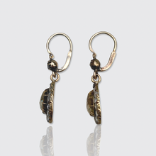 Load image into Gallery viewer, 19th Century Rose-Cut Diamond Drop Earrings