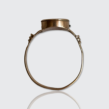 Load image into Gallery viewer, 19th Century Hairwork Forget Me Not Flower Ring