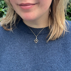 Rose-Cut Diamond North Star / Polaris Pendant