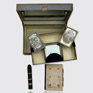 Georgian Mirrored Sewing Kit Box