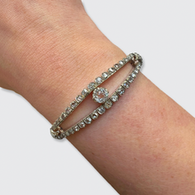 Load image into Gallery viewer, Reserved for J, Payment 1/6: Paste &amp; Diamond Bracelet and ‘Bonheur&#39; Bracelet
