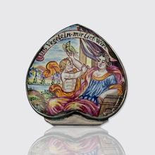 Load image into Gallery viewer, 18th Century Enameled Heart-Shaped Lovers Box