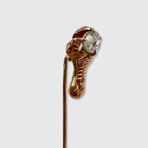 Rose-Cut Diamond Claw Pin