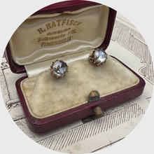 Load image into Gallery viewer, Victorian Rose-cut Diamond Earrings