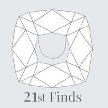 Load image into Gallery viewer, Reserved, payment 1/4: Platinum Pearl Station Necklace